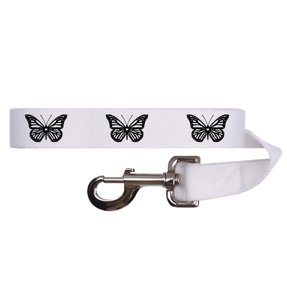 'Butterfly Heart Silhouette' Dog Lead / Leash (DL00020032)