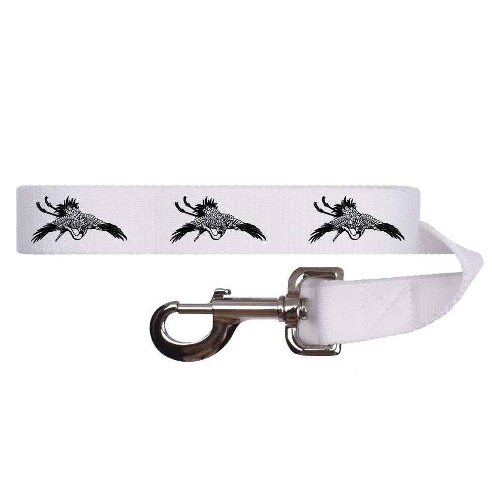 'Japanese Crane Bird' Dog Lead / Leash (DL00020194)
