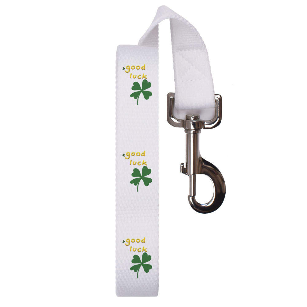 'Good Luck Four Leaf Clover' Dog Lead / Leash (DL00023720)
