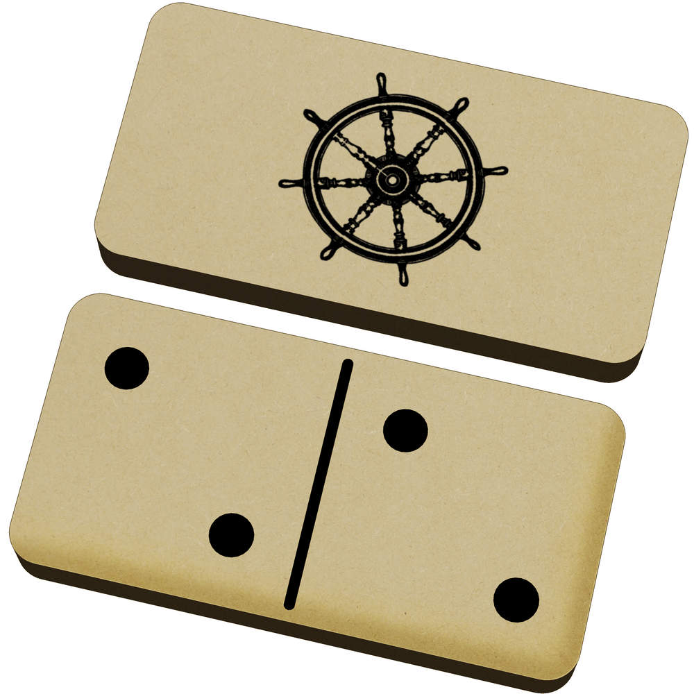 'Boat Wheel' Domino Set & Box (DM00009637)