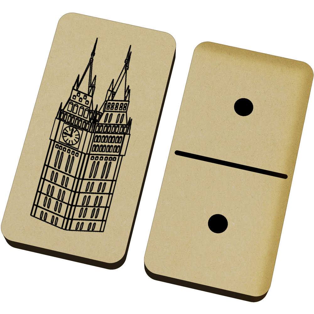 'Big Ben Clock Tower' Domino Set & Box (DM00010675)
