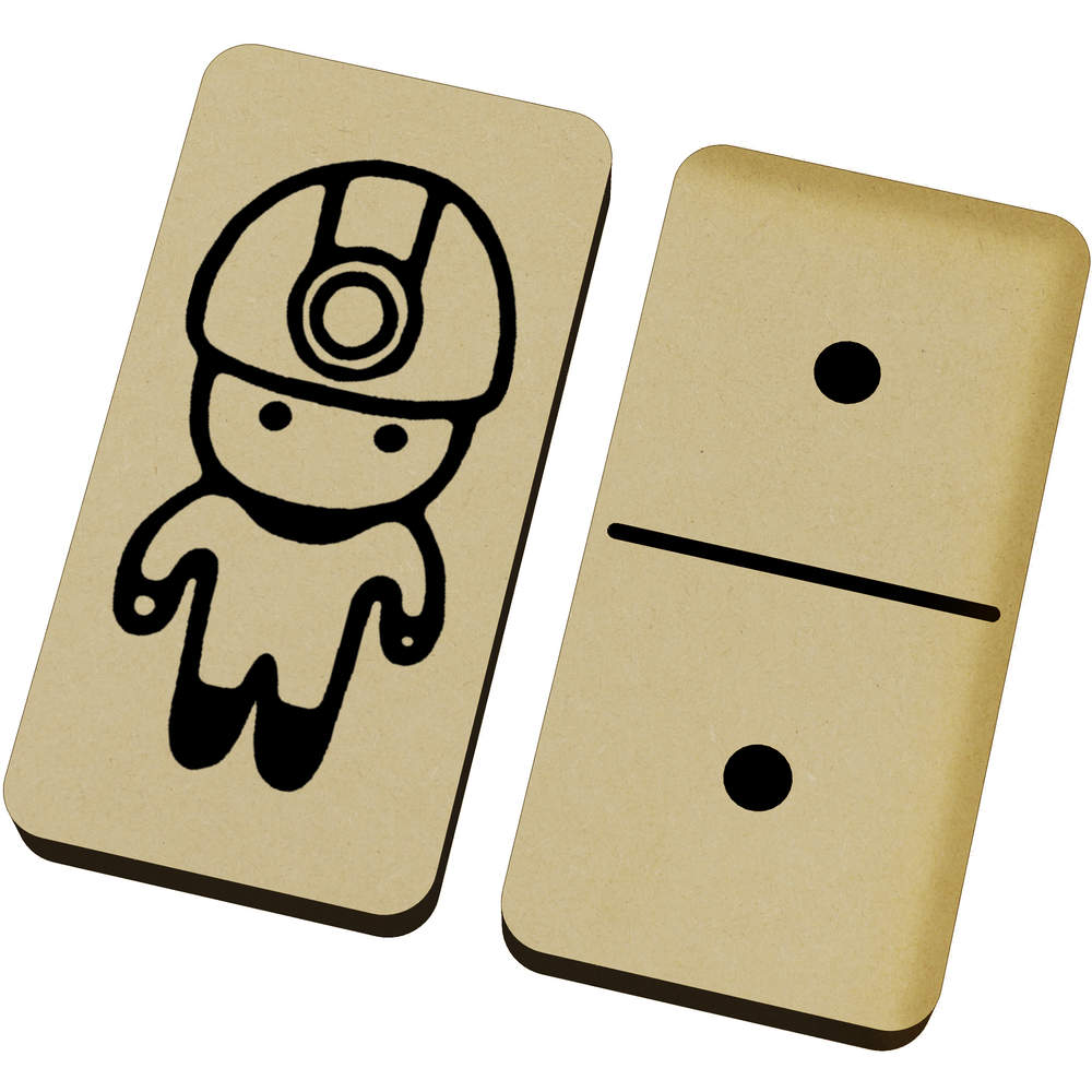 'Miner Cartoon' Domino Set & Box (DM00016610)