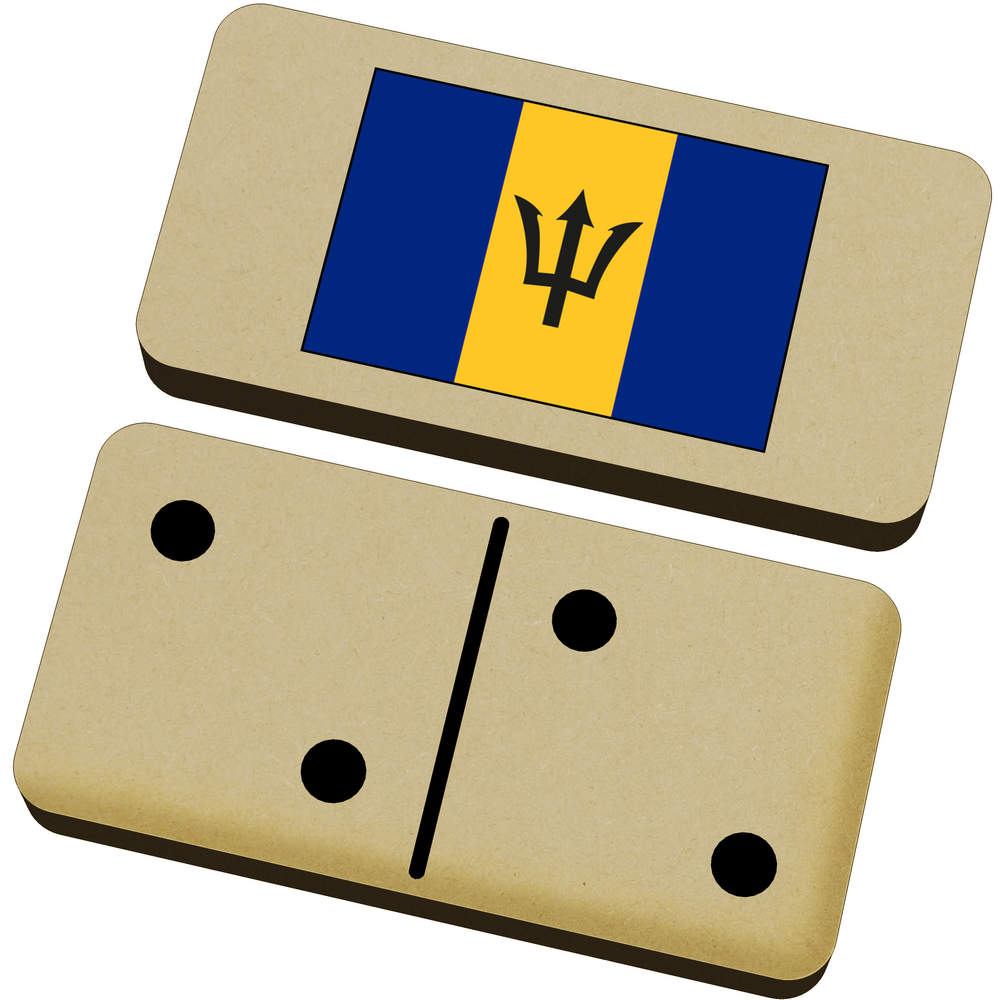 'Barbados Flag' Domino Set & Box (DM00020504)