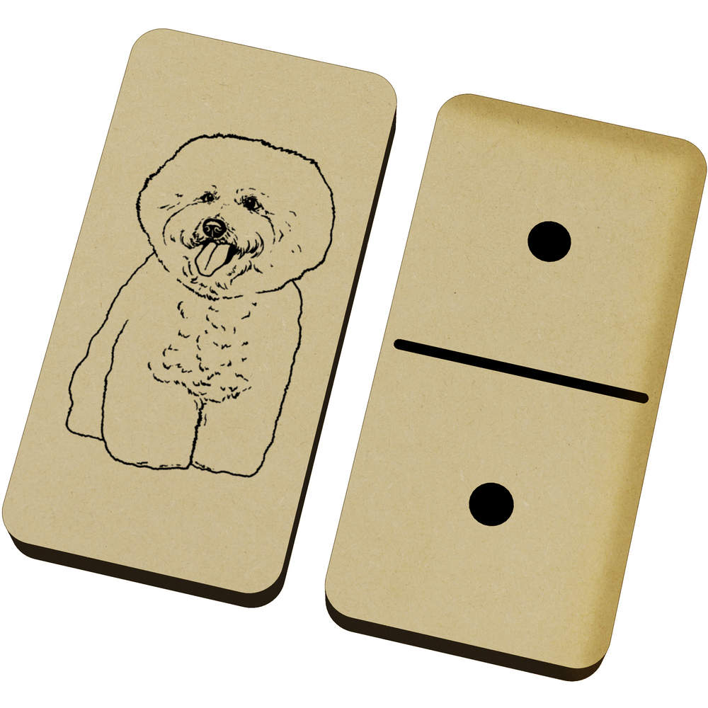 'Bichon Frise Dog' Domino Set & Box (DM00027332)