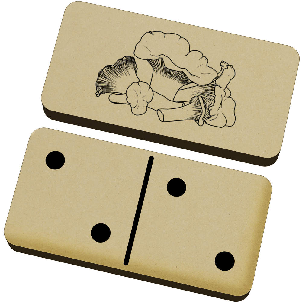 'Chanterelle Mushrooms' Domino Set & Box (DM00030852)