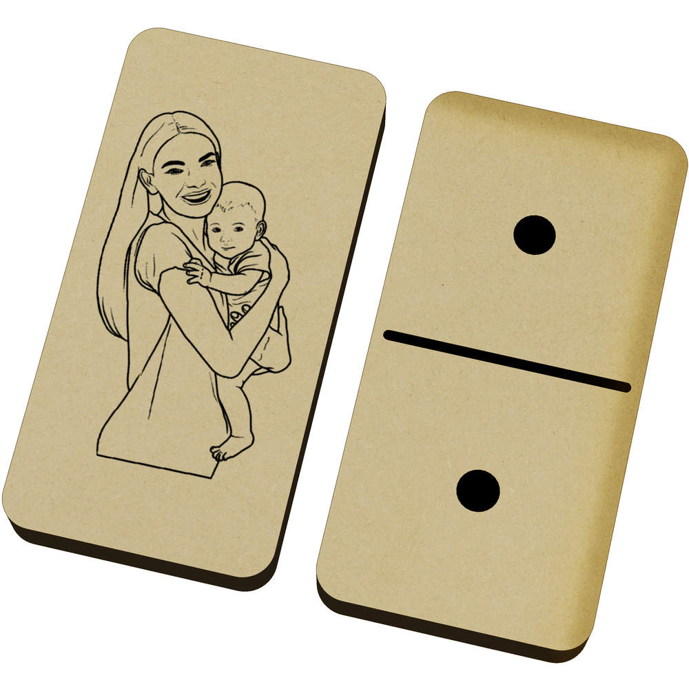 'Mum with Baby' Domino Set & Box (DM00031760)