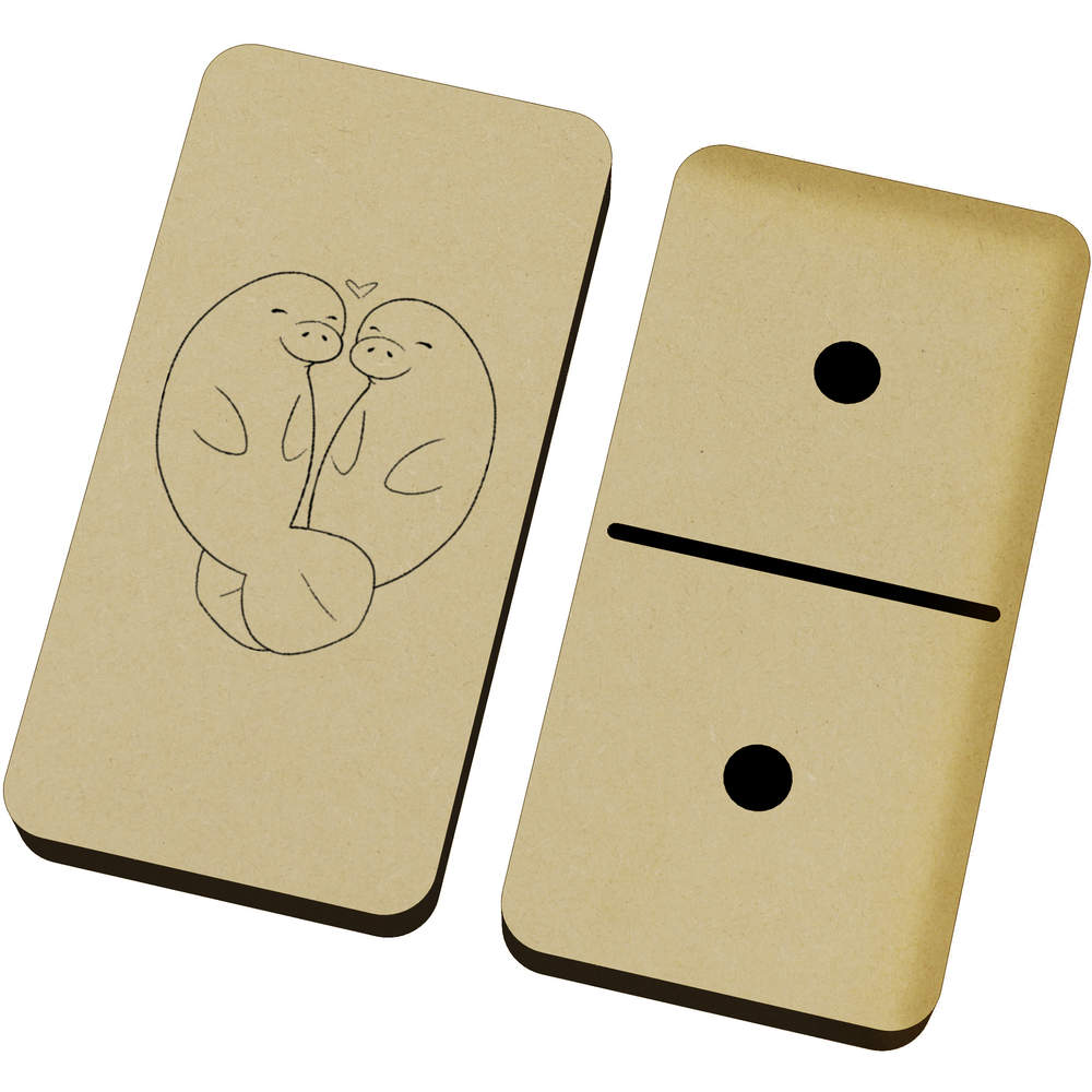 'Love Manatees' Domino Set & Box (DM00035807)