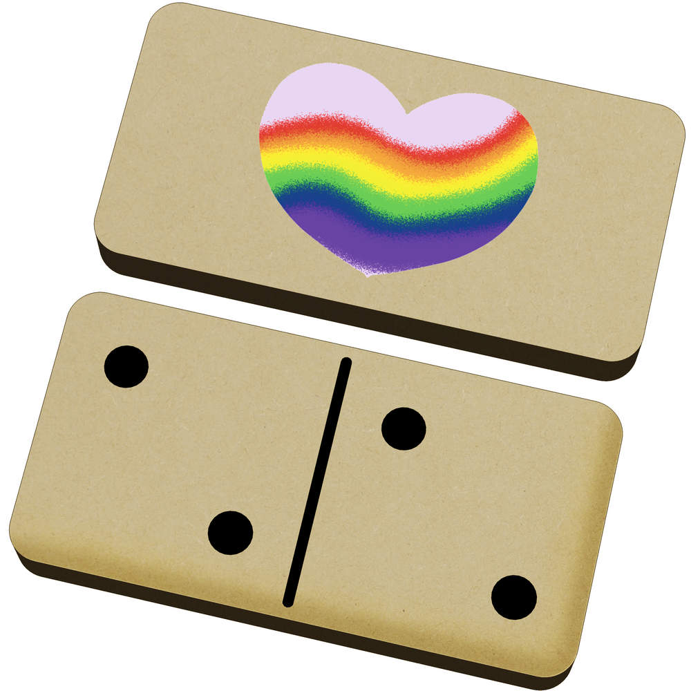 'Rainbow Heart' Domino Set & Box (DM00037393)