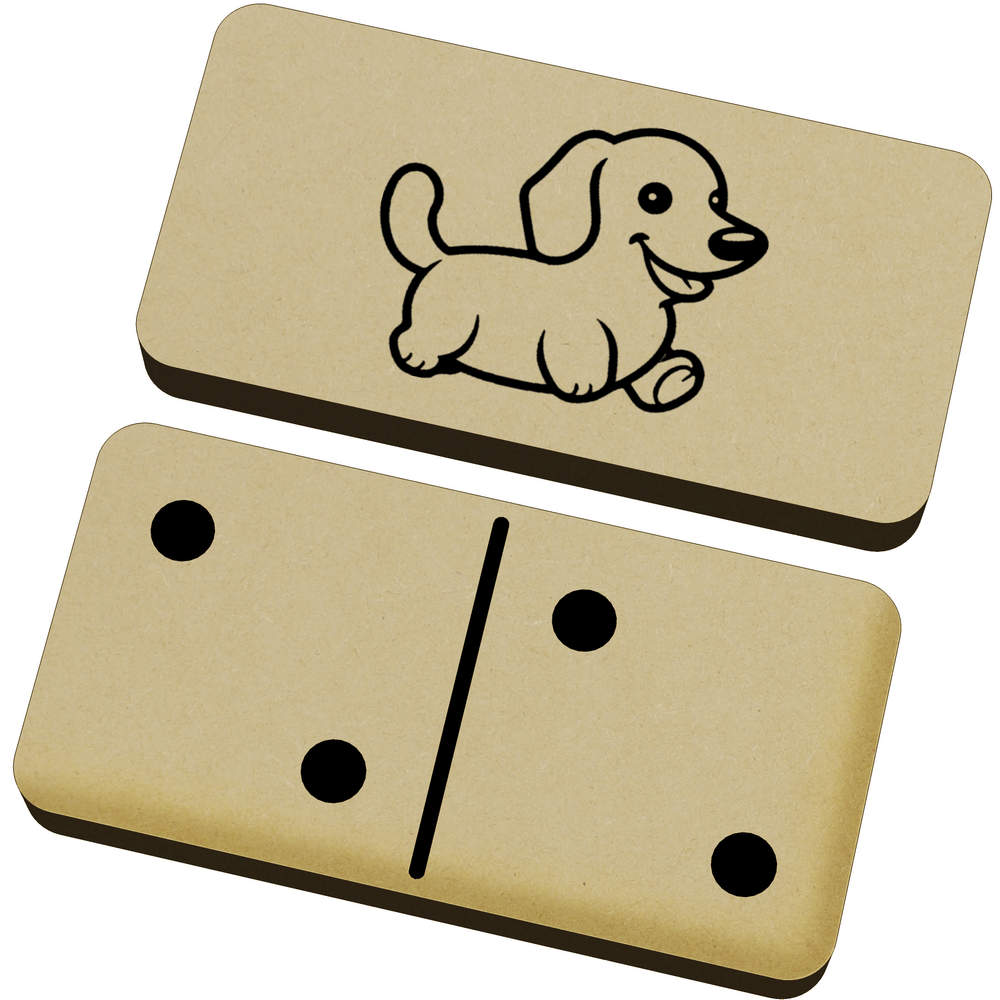 'Dachshund ' Domino Set & Box (DM00039368)