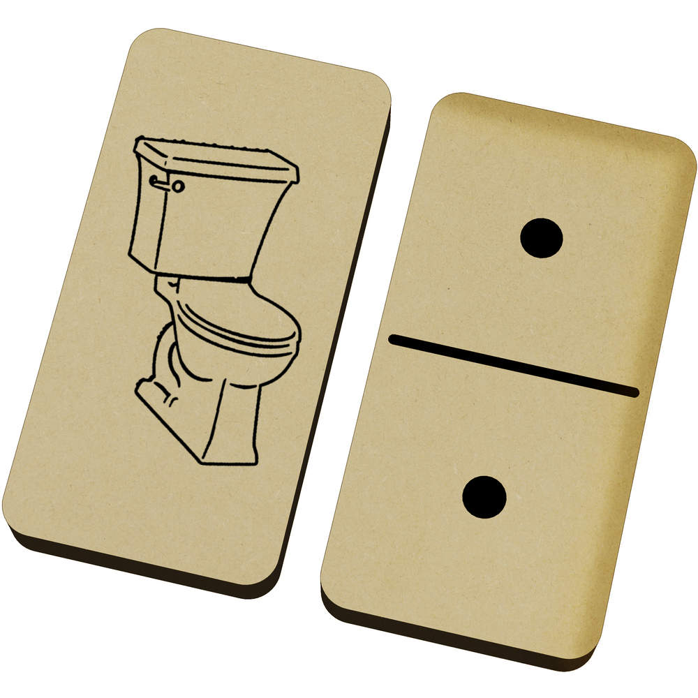 'Toilet & Cistern' Domino Set & Box (DM00040588)