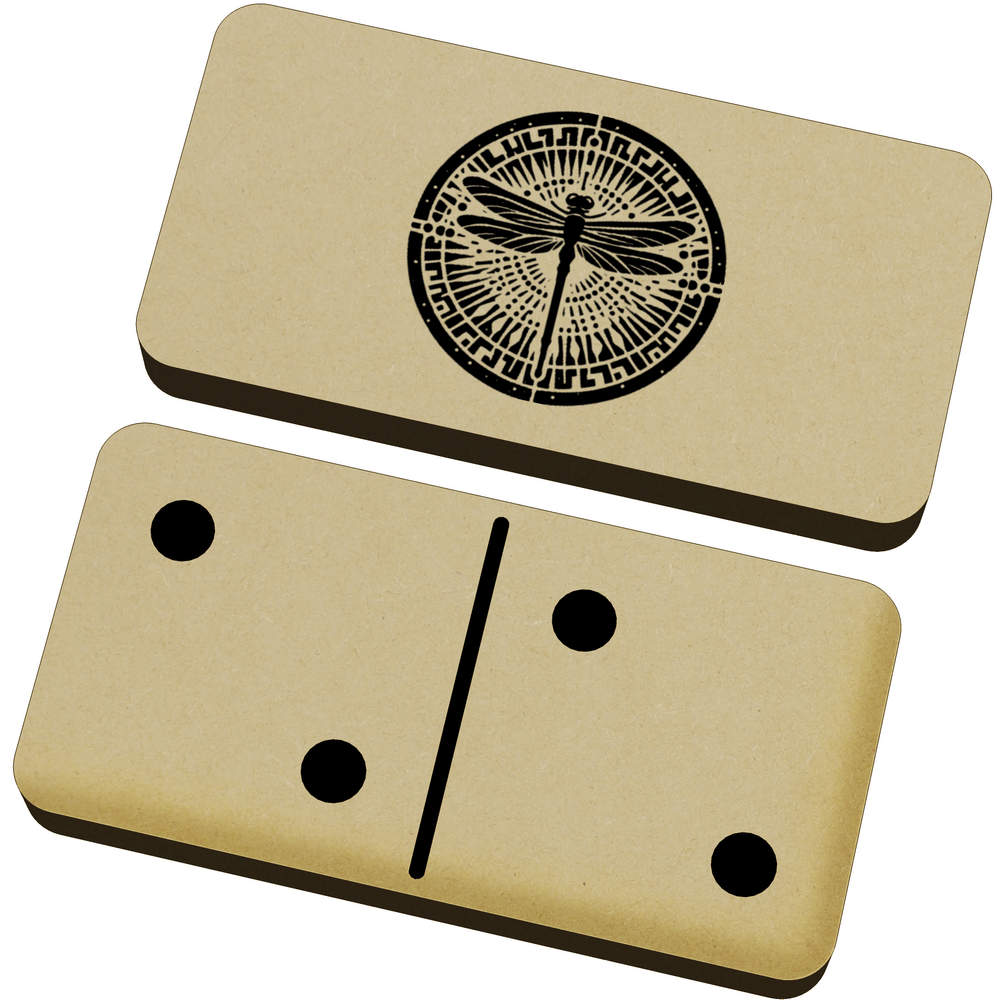 'Stylised Dragonfly' Domino Set & Box (DM00041339)