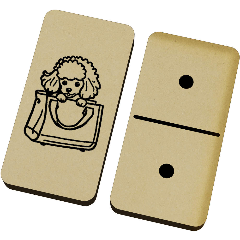 'Toy Poodle in a Handbag' Domino Set & Box (DM00042002)