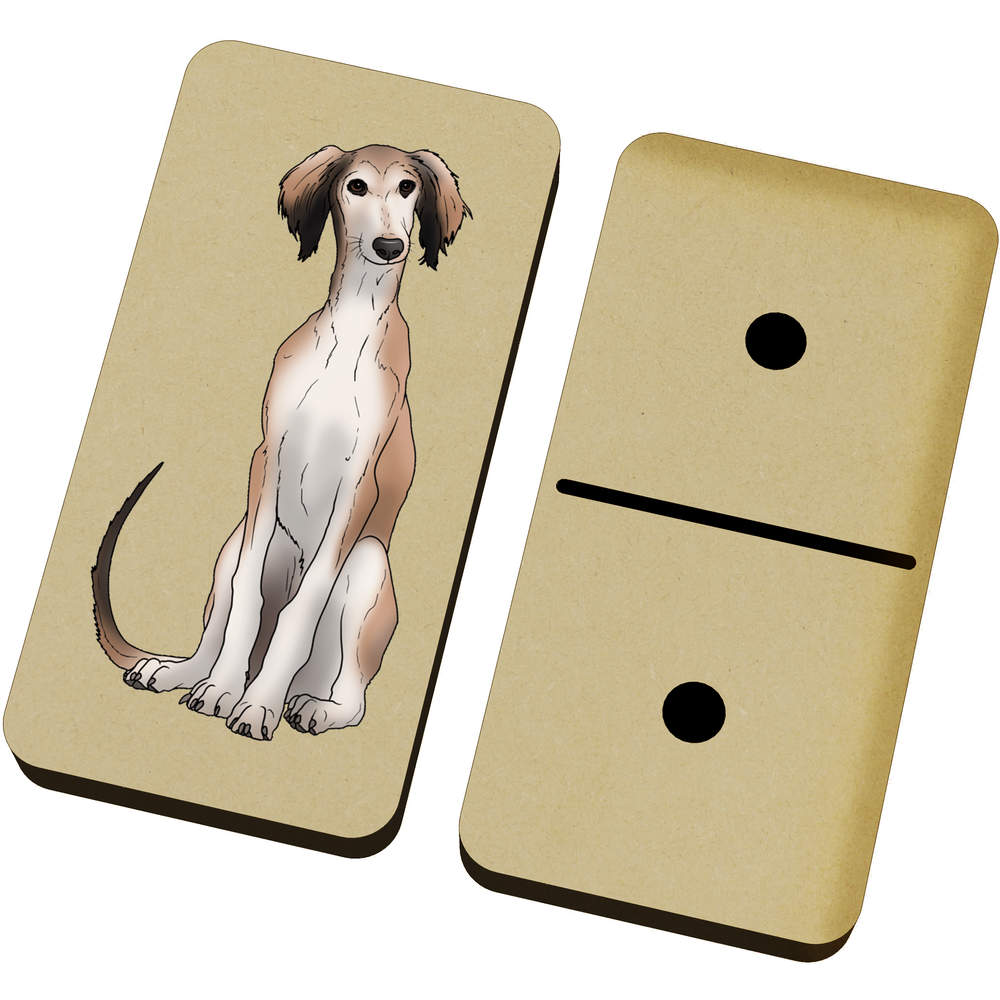 'Saluki Puppy' Domino Set & Box (DM00042161)