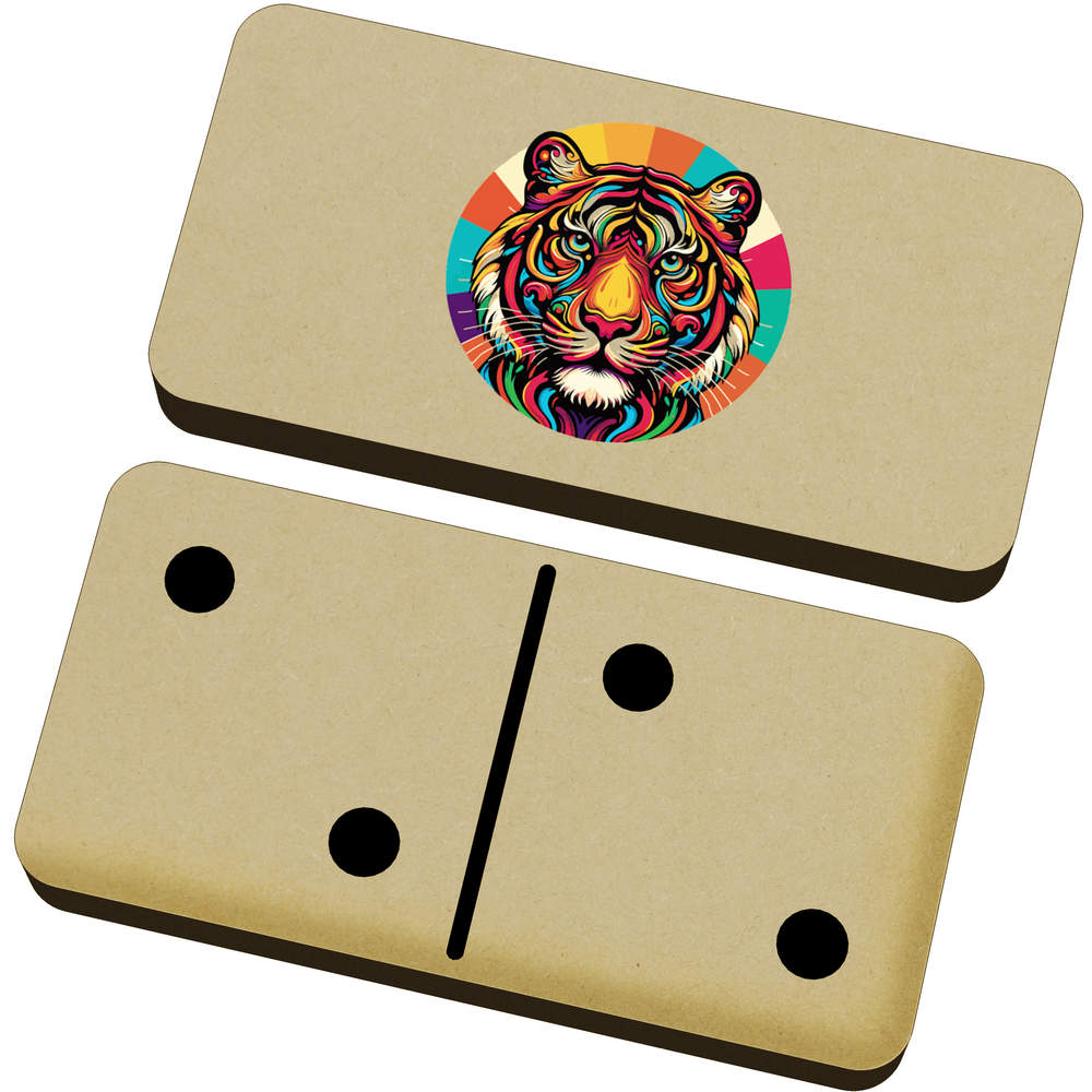 'Pop Art Tiger' Domino Set & Box (DM00042920)