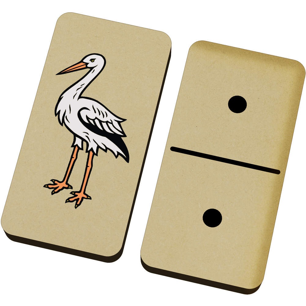 'Bird Stork ' Domino Set & Box (DM00042973)