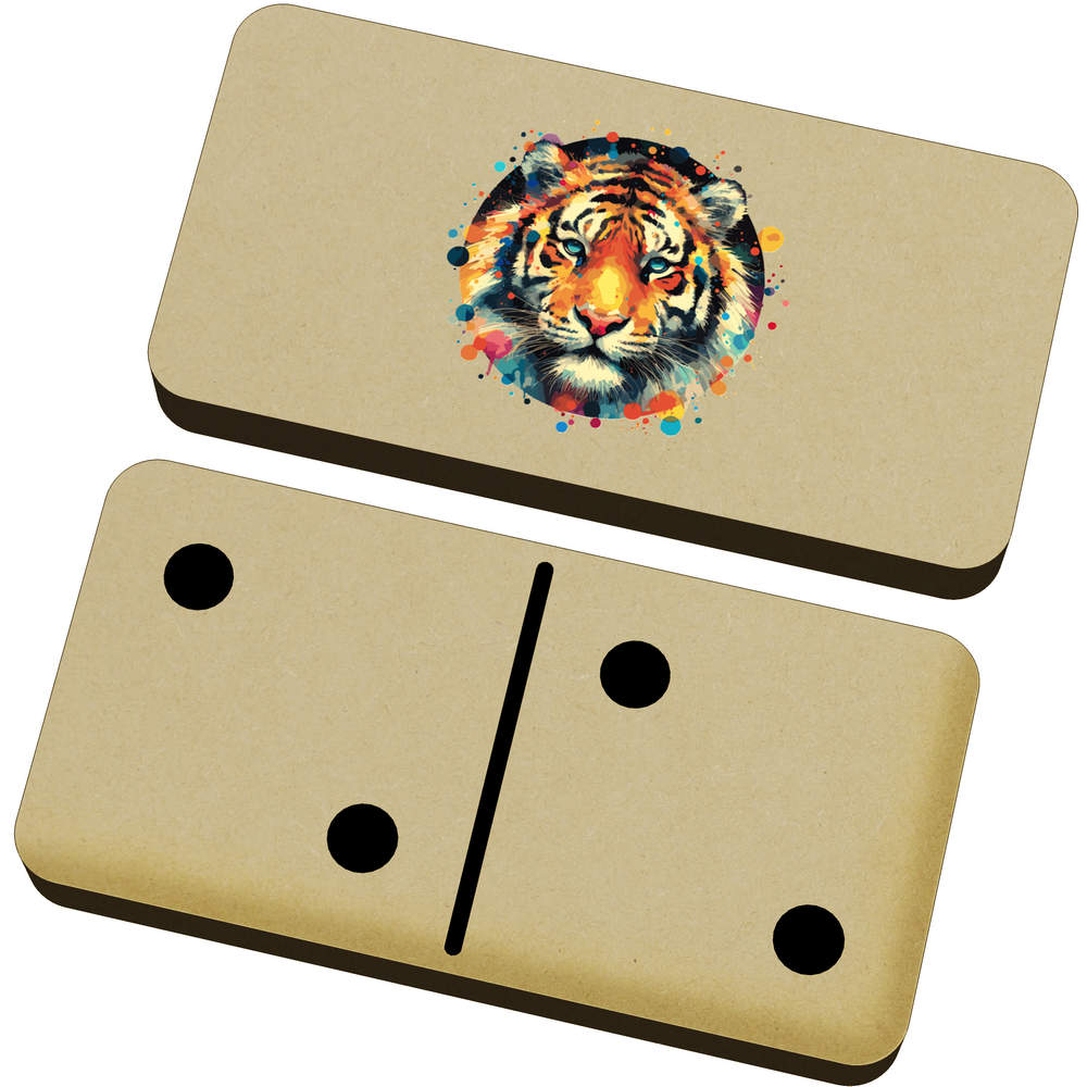 'Tiger Head' Domino Set & Box (DM00043097)