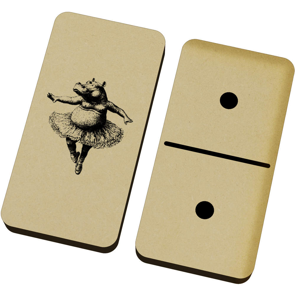 'Ballerina Hippo' Domino Set & Box (DM00044711)