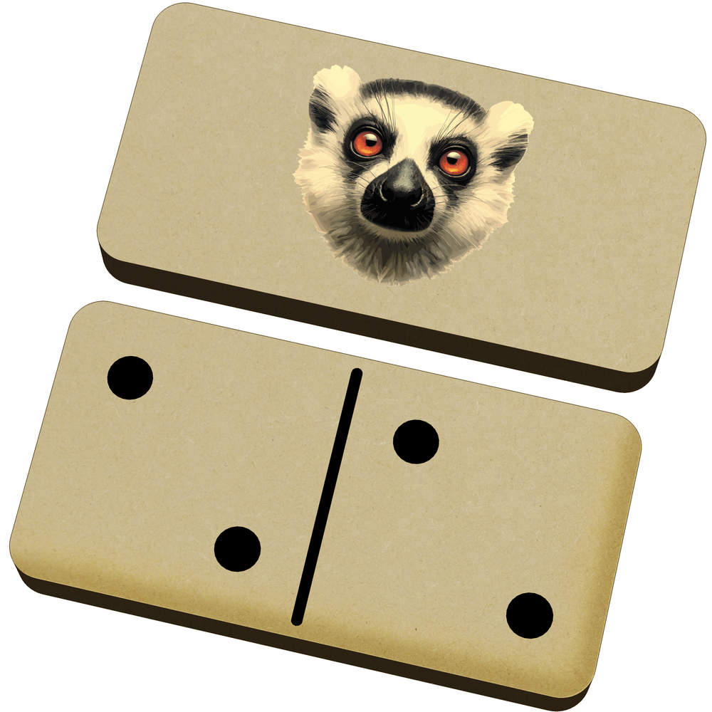 'Lemur Portrait' Domino Set & Box (DM00045013)