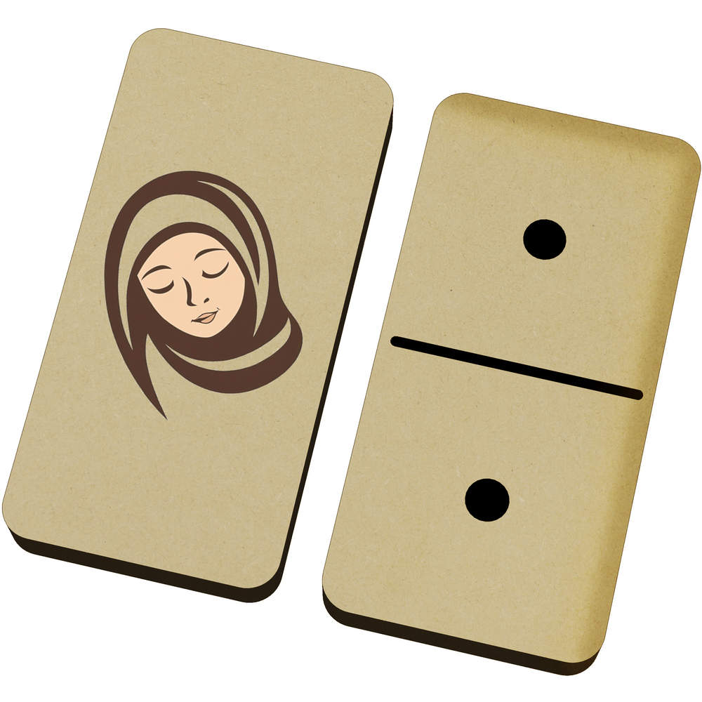 'Muslim girl' Domino Set & Box (DM00045616)