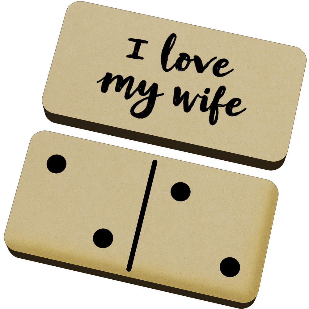 'I Love My Wife' Domino Set & Box (DM00046510)