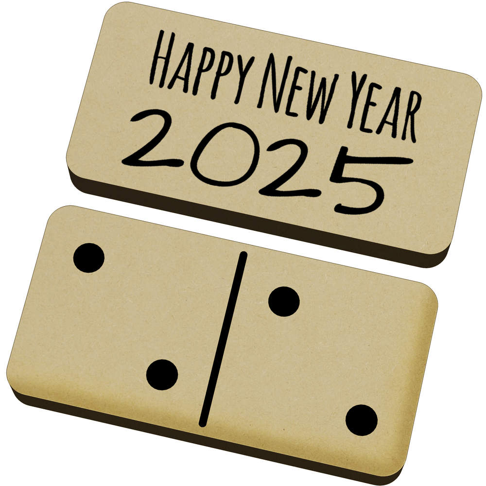 'Happy New Year 2025' Domino Set & Box (DM00046589)