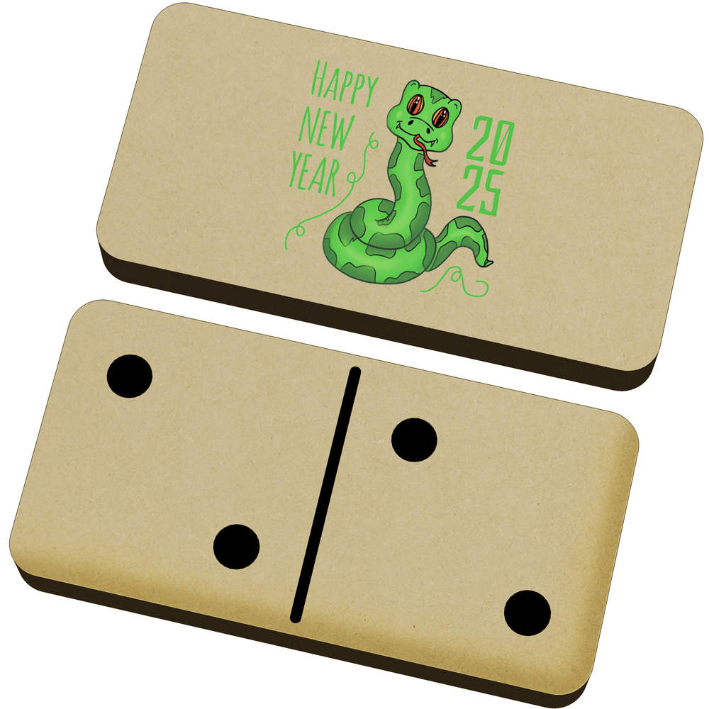 'Happy New Year 2025' Domino Set & Box (DM00046646)