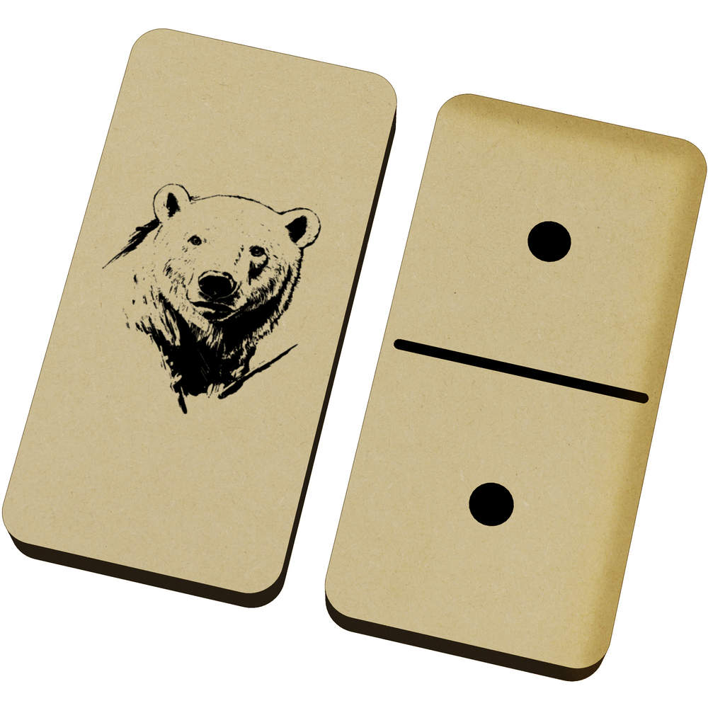 'Polar Bear Portrait' Domino Set & Box (DM00047016)