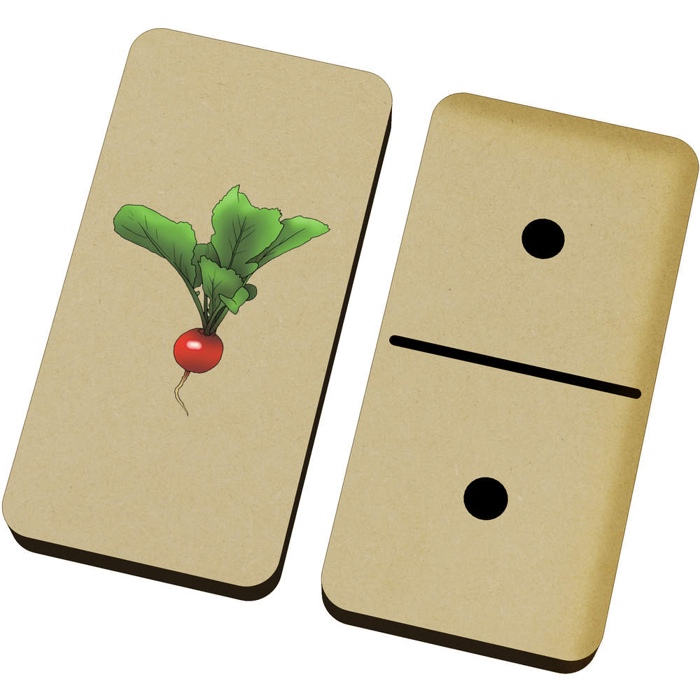 'Radish Vegetable' Domino Set & Box (DM00049630)