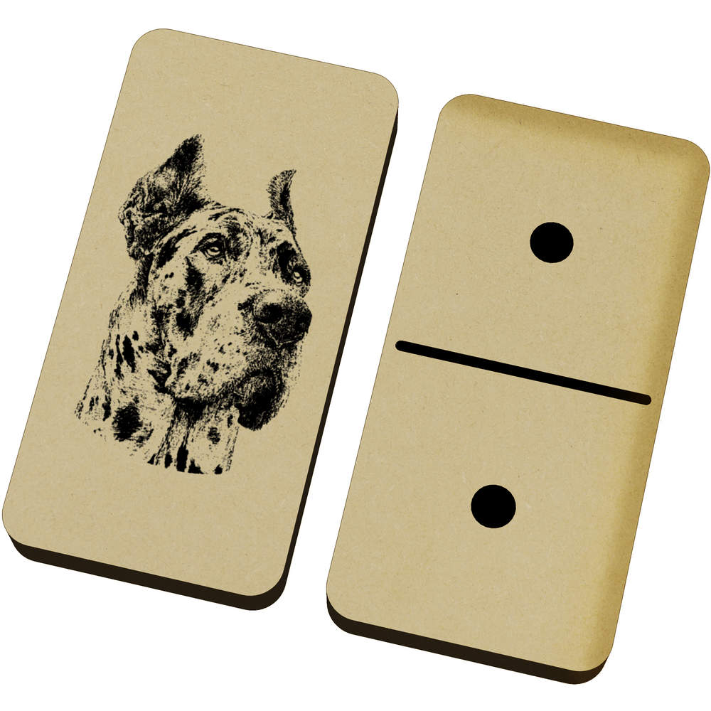 'Great Dane Portrait' Domino Set & Box (DM00051263)