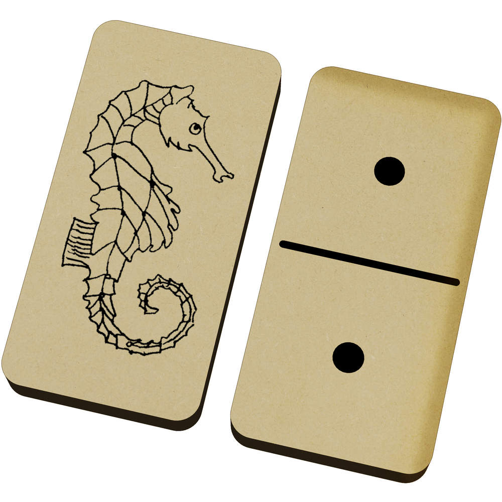 'Seahorse' Domino Set & Box (DM00051291)