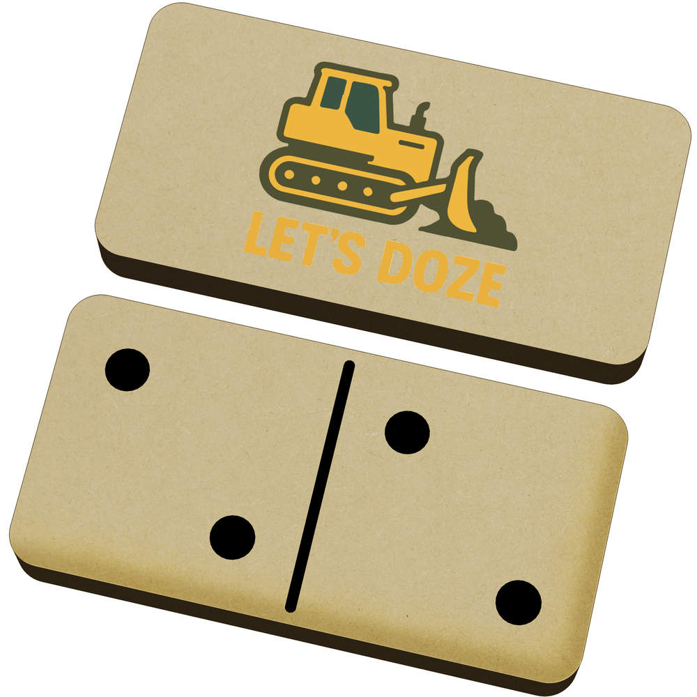 'Let's Doze Bulldozer' Domino Set & Box (DM00051885)