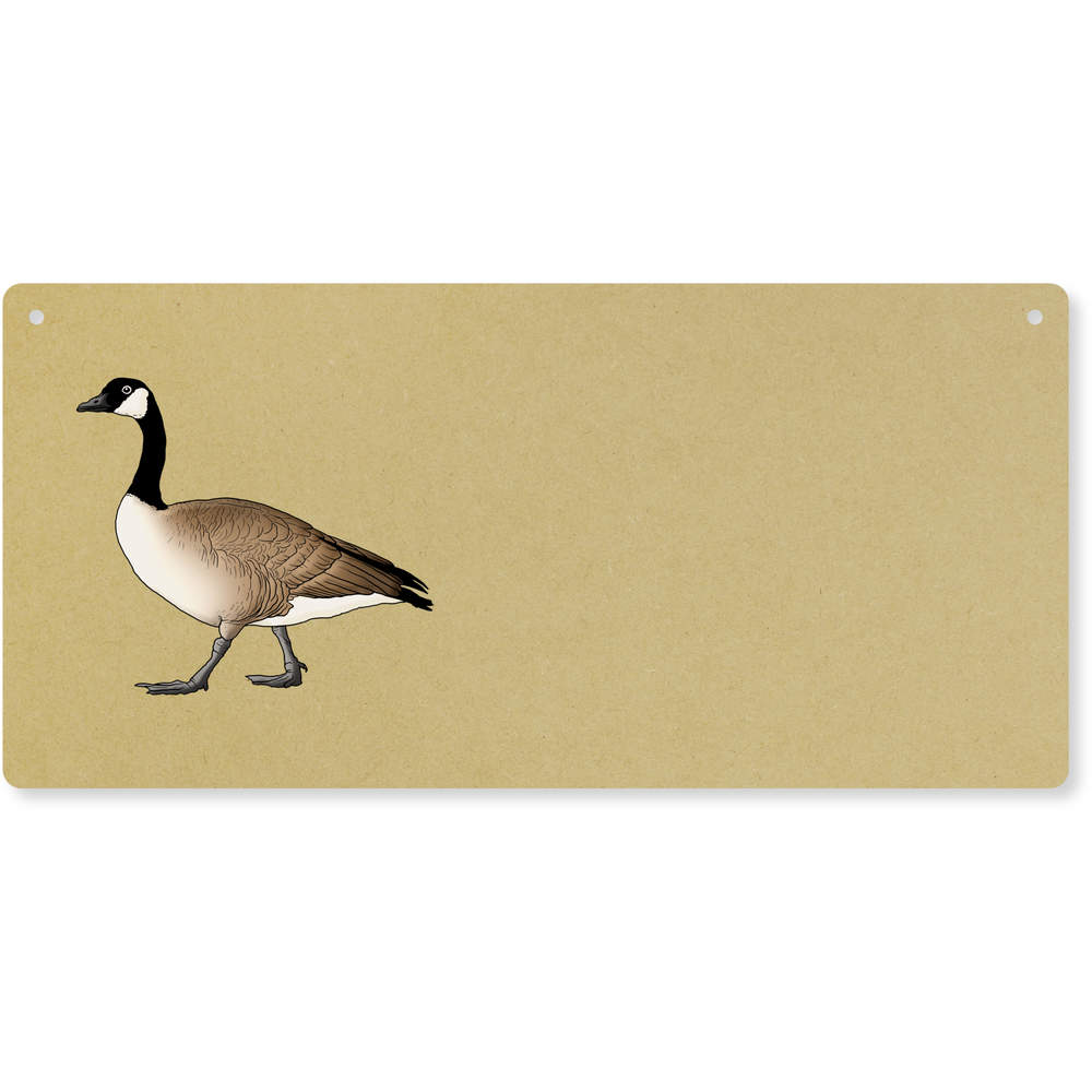 'Canadian Goose' Large Wooden Wall Plaque / Door Sign (DP00047267)