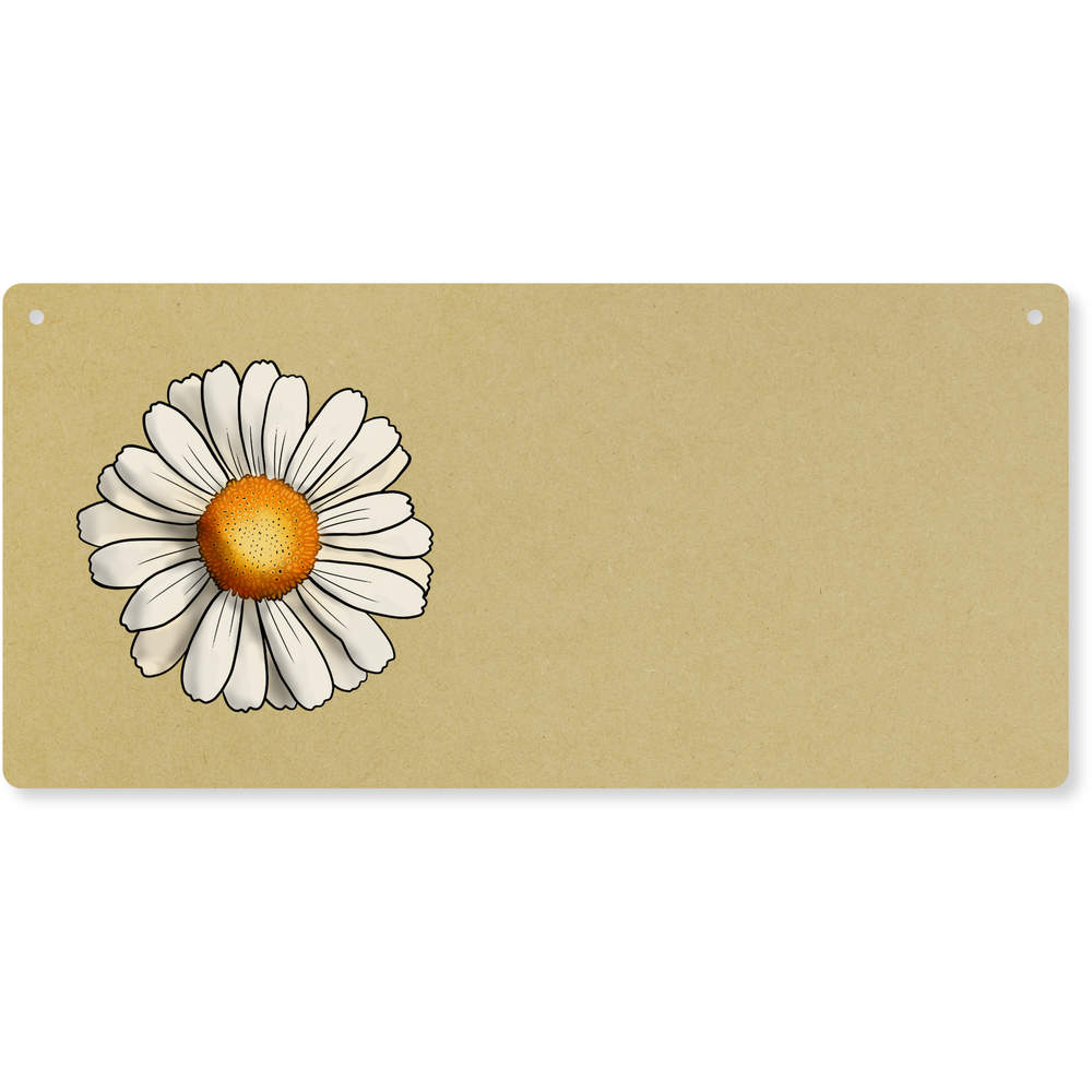 'Daisy' Large Wooden Wall Plaque / Door Sign (DP00047662)