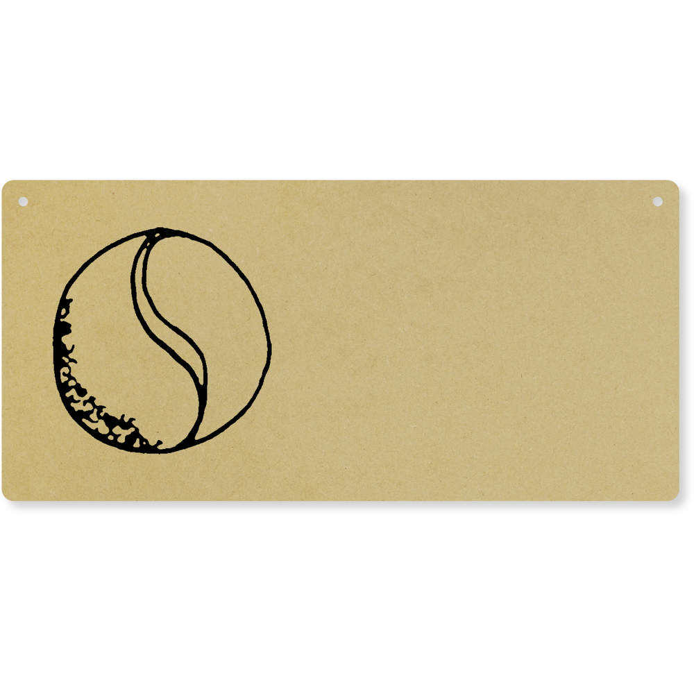'Tennis Ball' Large Wooden Wall Plaque / Door Sign (DP00051248)