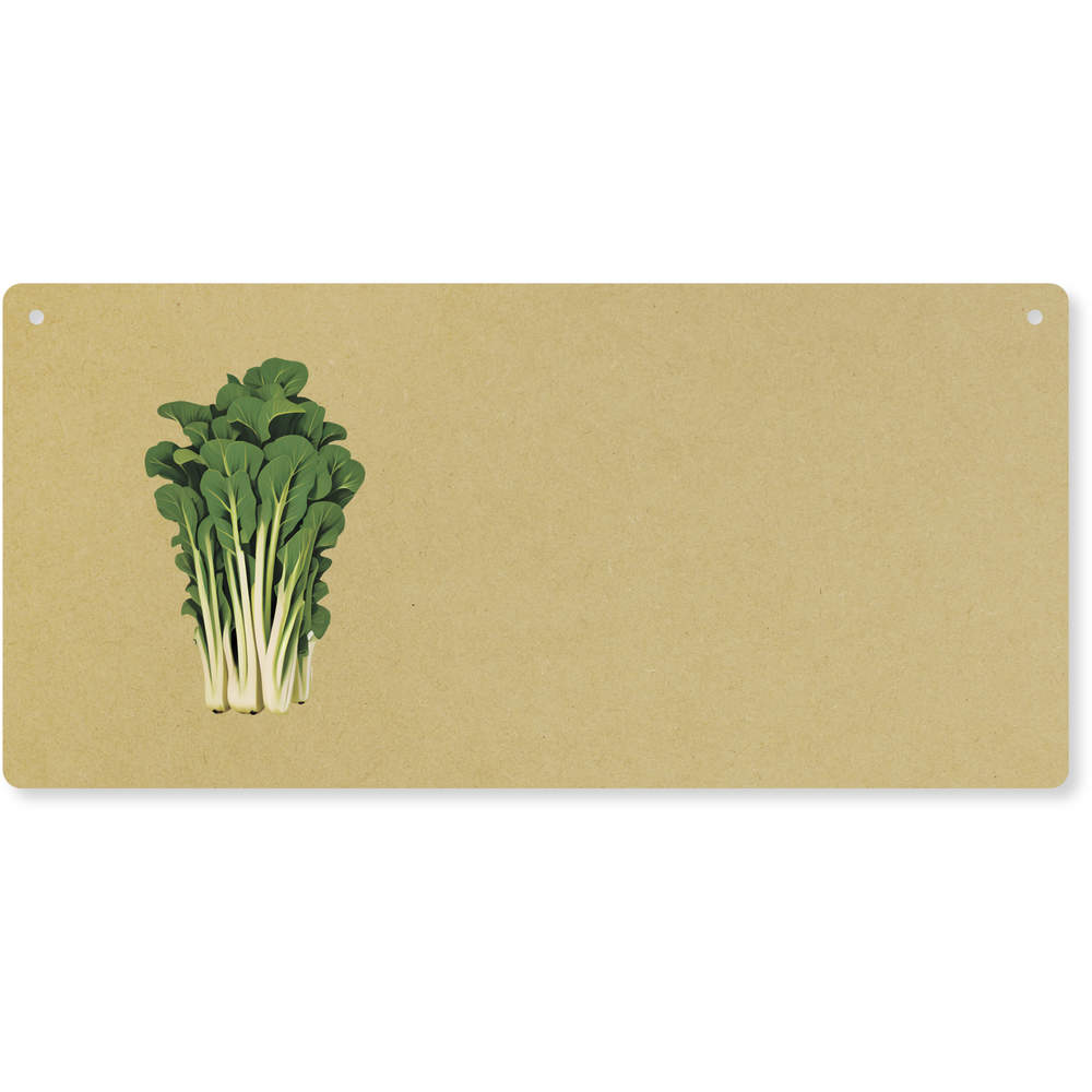 'Pak Choi' Large Wooden Wall Plaque / Door Sign (DP00059701)