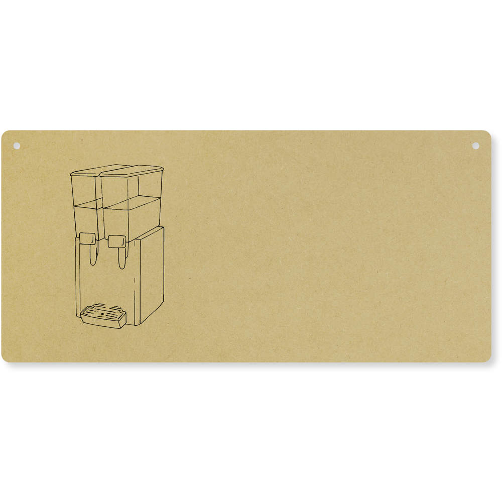 'Juice Machine' Large Wooden Wall Plaque / Door Sign (DP00068467)