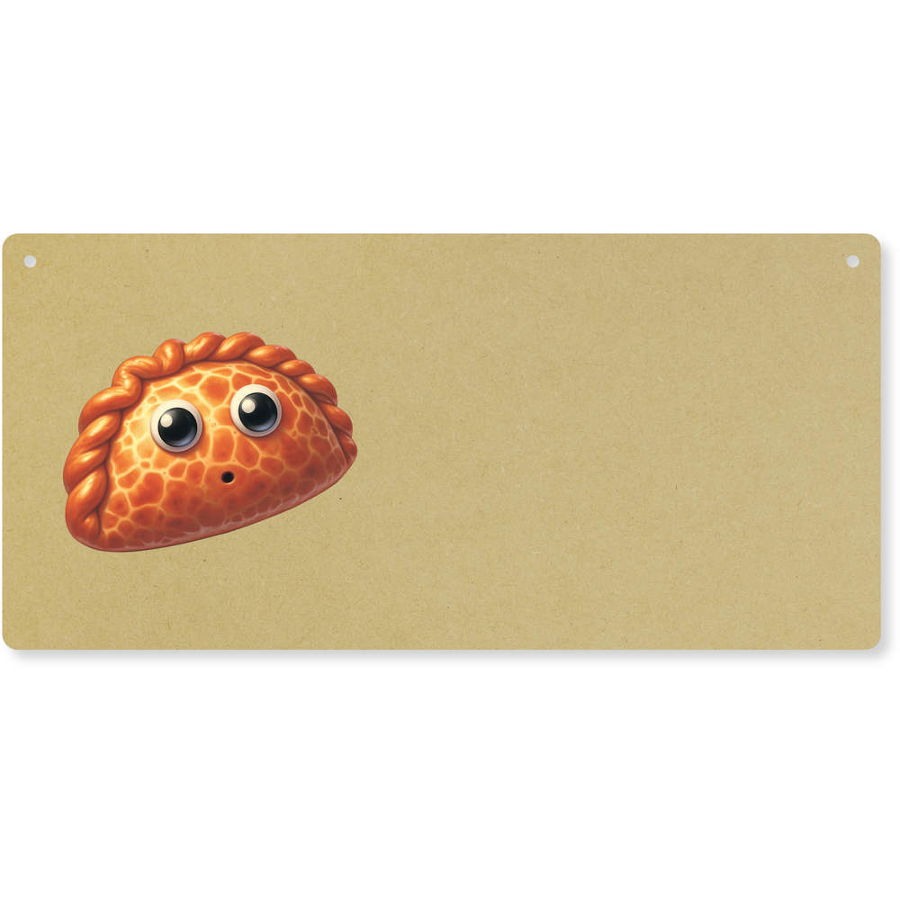 'Funny Cornish Pasty' Door Plaque / Wall Sign - Decorative Hanging Sign for Bedrooms, Homes, Offices and Gifts (DP00070707)