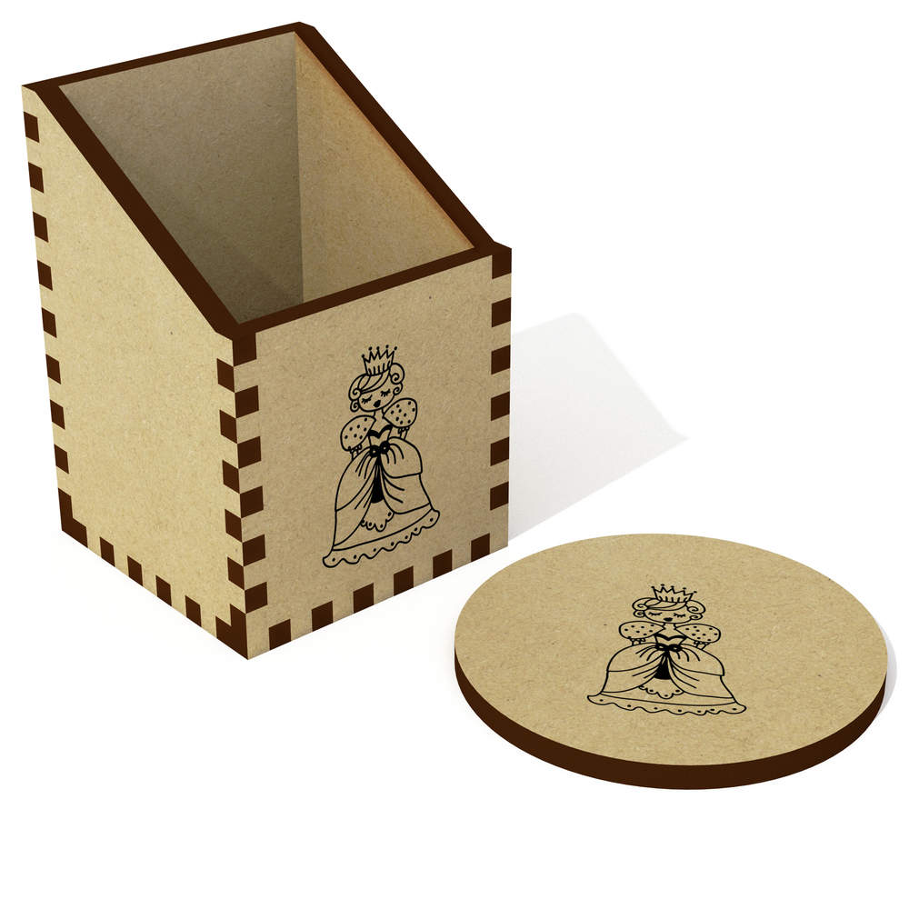 'Beautiful Princess' Desk Tidy / Pencil Holder (DT00058237)