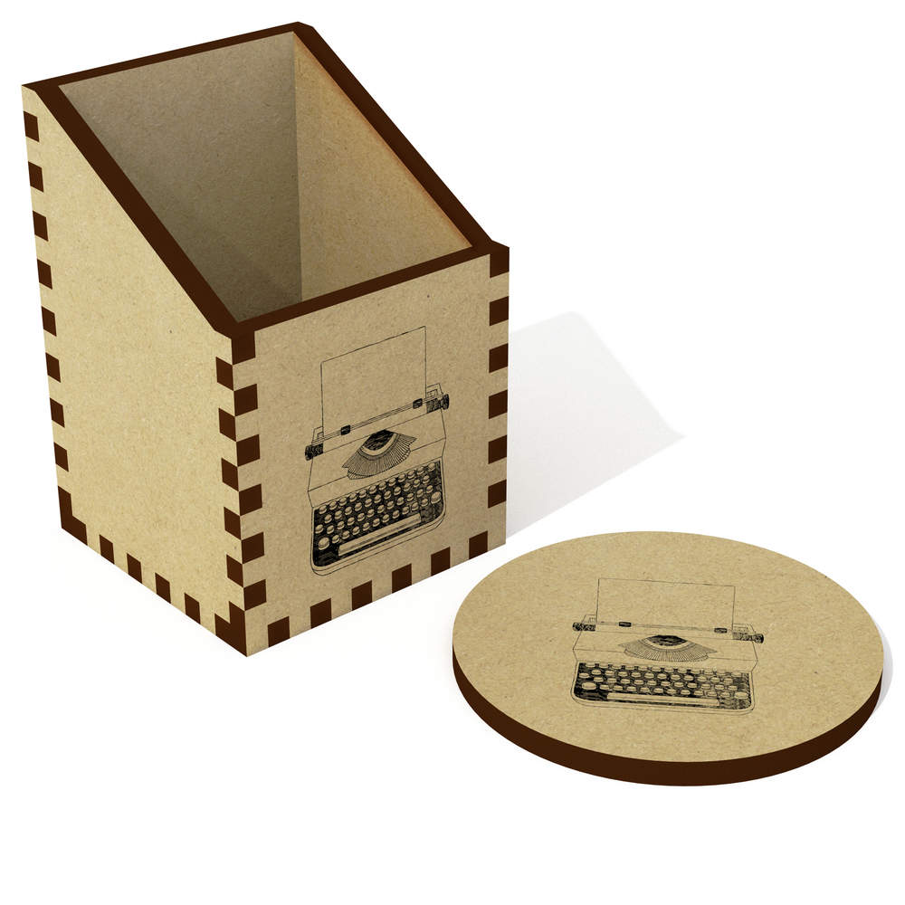 'Typewriter' Desk Tidy / Pencil Holder (DT00083946)