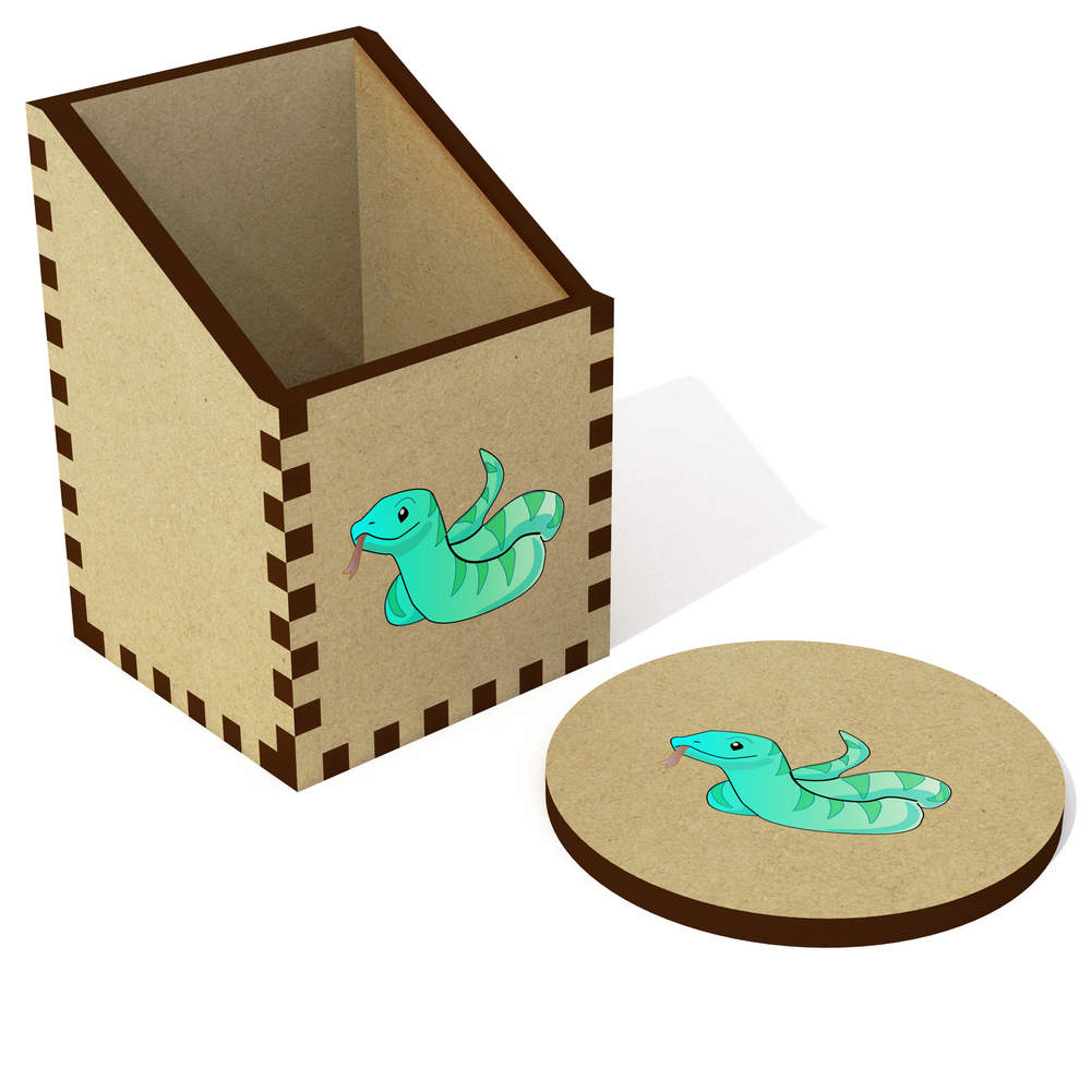 'Green Snake' Desk Tidy / Pencil Holder (DT00086958)