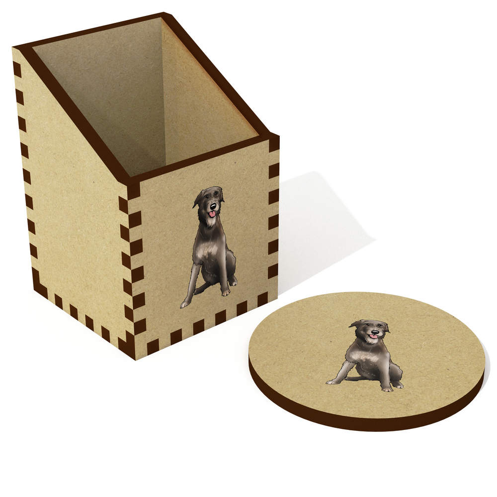 'Irish Wolfhound' Desk Tidy / Pencil Holder (DT00091288)