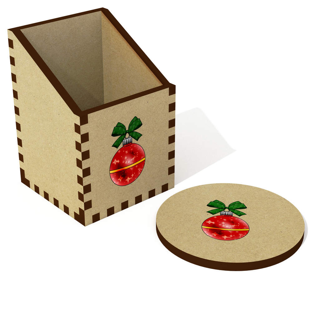 'Christmas Bauble' Desk Tidy / Pencil Holder (DT00094357)
