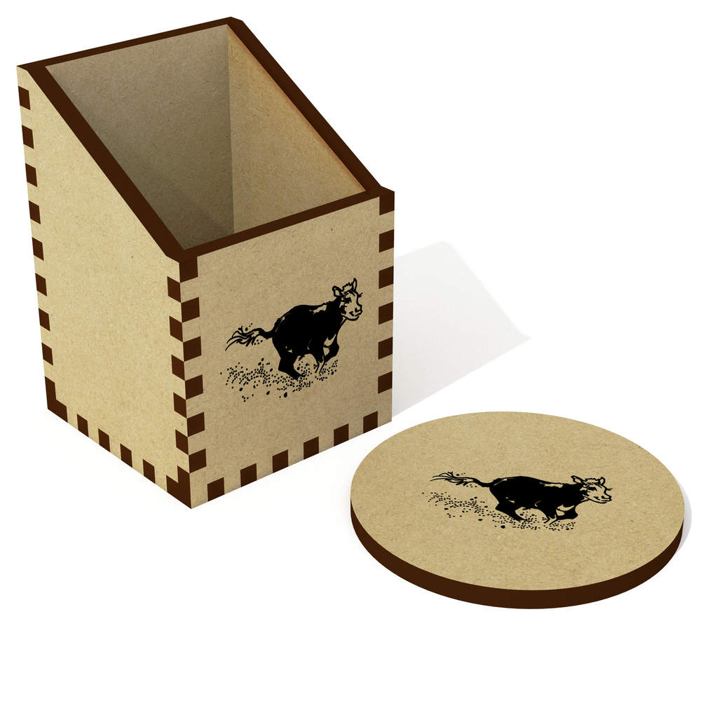 'Running Cow' Desk Tidy / Pencil Holder (DT00096404)