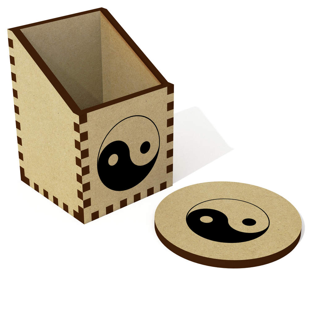 'Yin Yang Symbol' Desk Tidy / Pencil Holder (DT00101934)