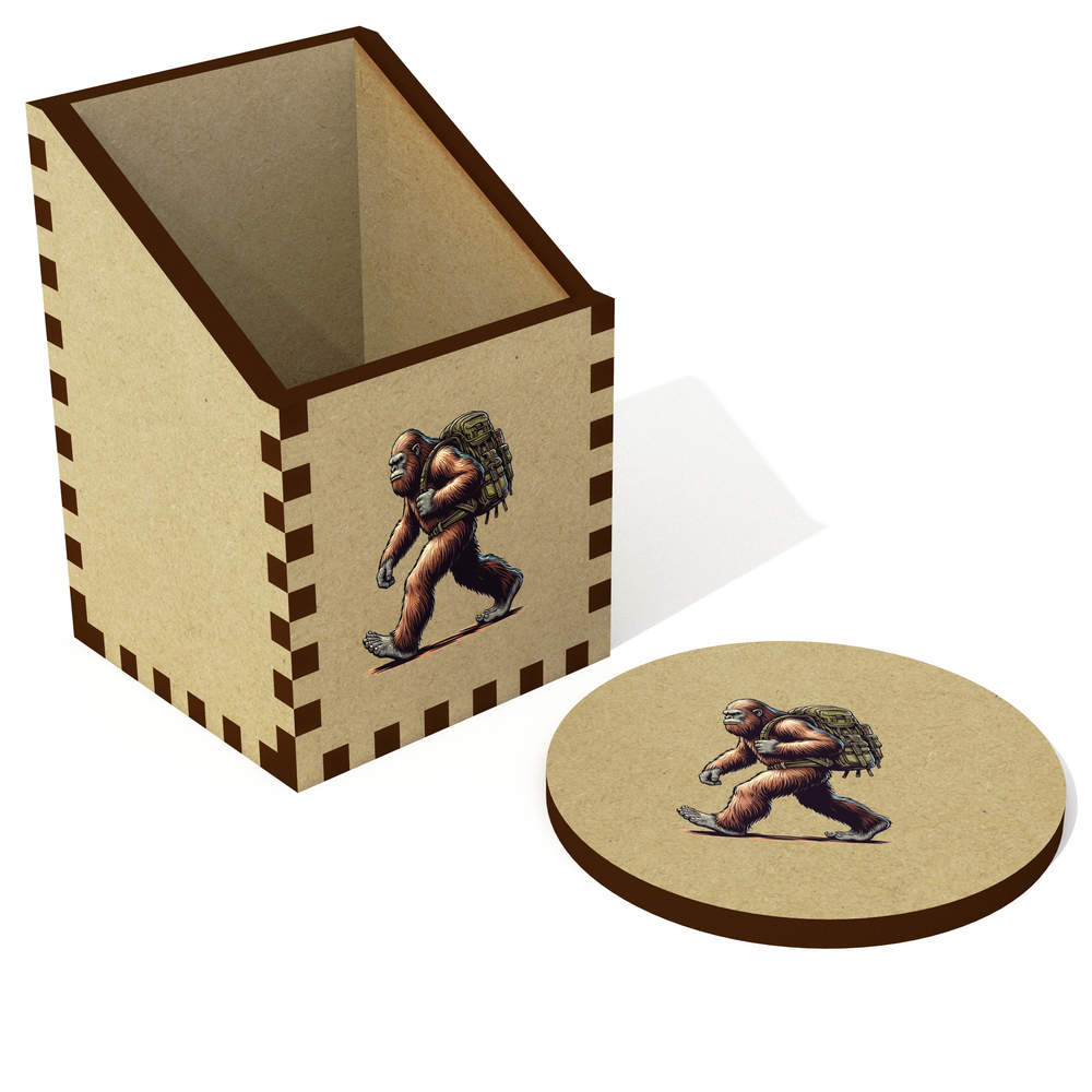 'Bigfoot Hiker' Desk Tidy / Pencil Holder (DT00110168)