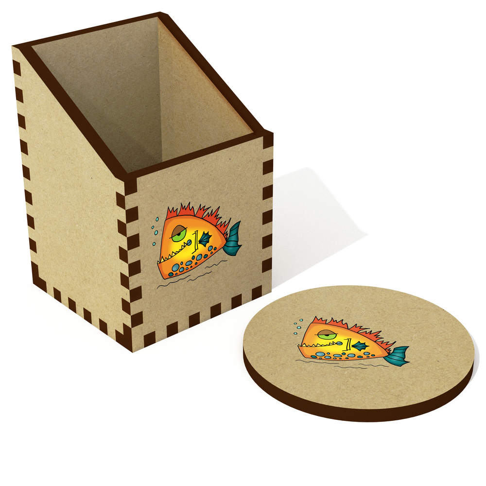 'Funny Fish' Desk Tidy / Pencil Holder (DT00113977)