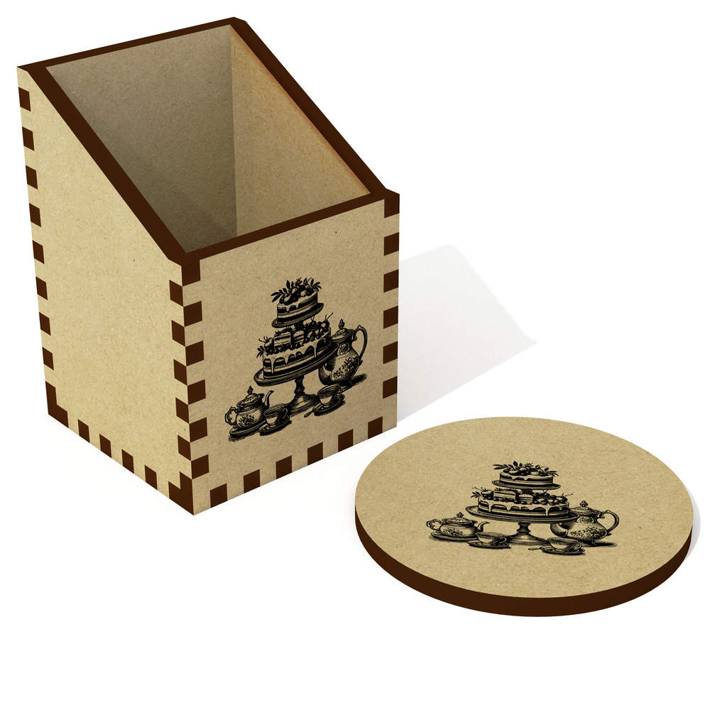 'Afternoon Tea Setting' Desk Tidy / Pencil Holder (DT00113979)