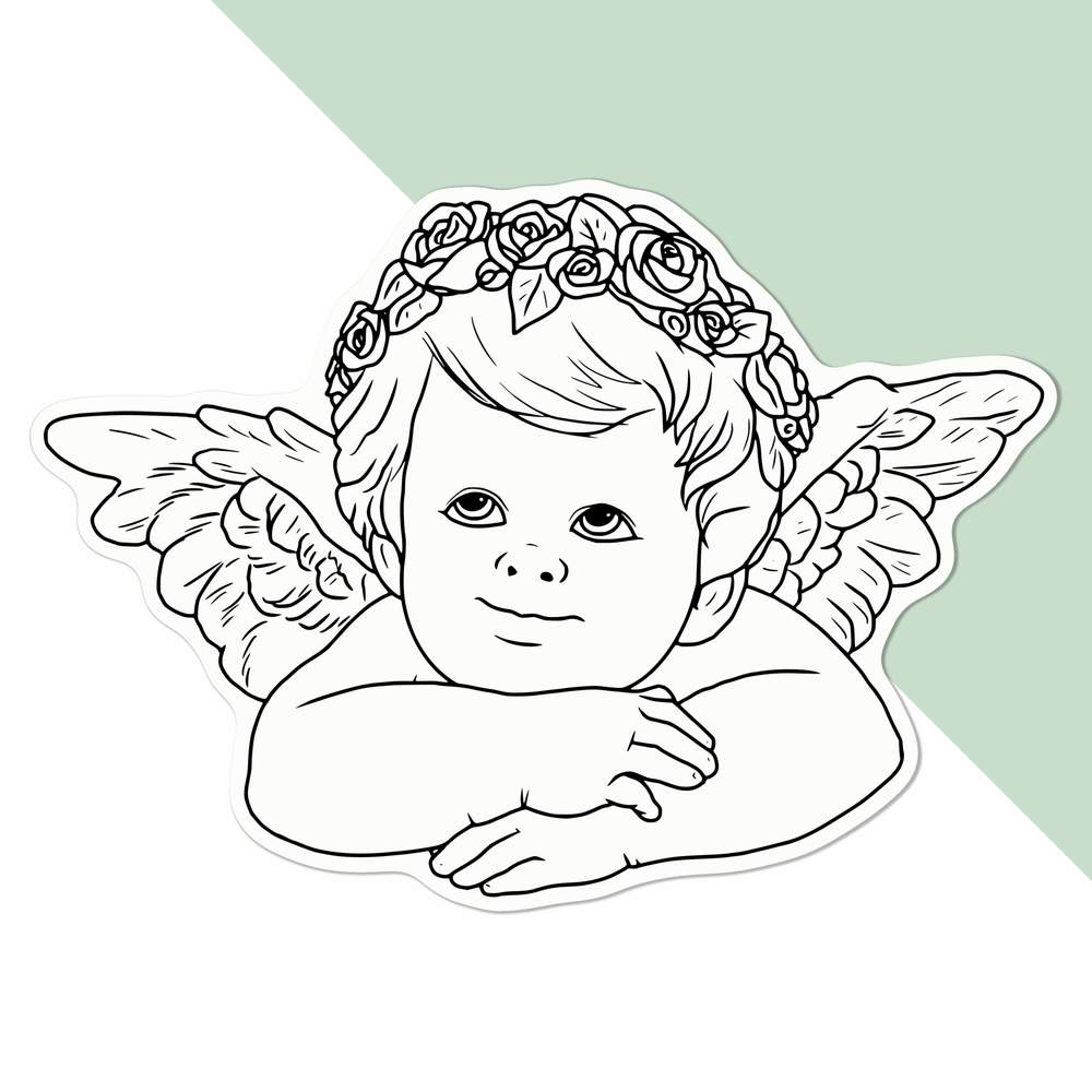 'Cheerful Cherub' Decal Stickers (DW040630) - Picture 19 of 30