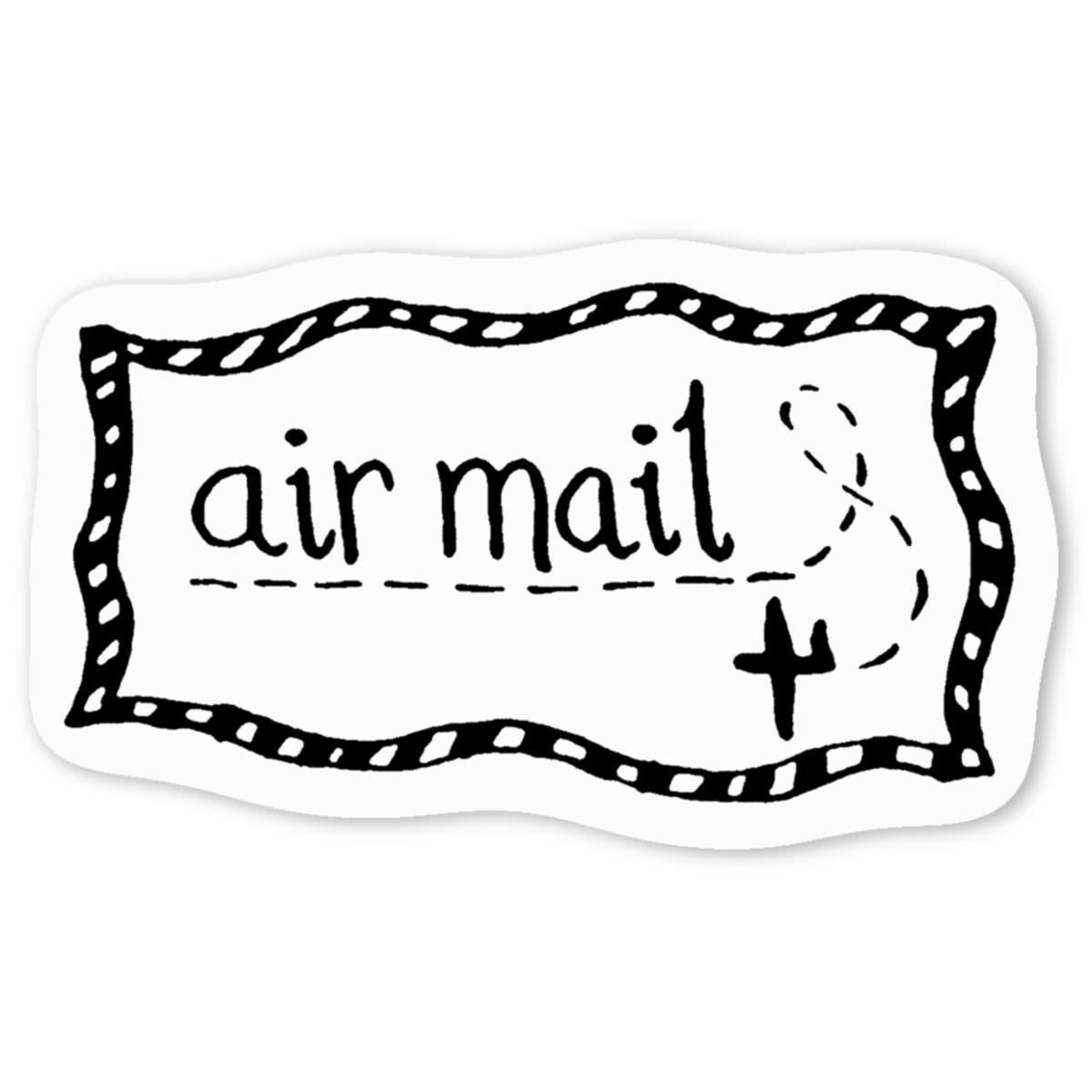 'Air Mail' Premium Vinyl Decal Stickers – Waterproof, Durable & Easy to Apply - Ideal for Cars, Windows, Bins and More (DW004646)