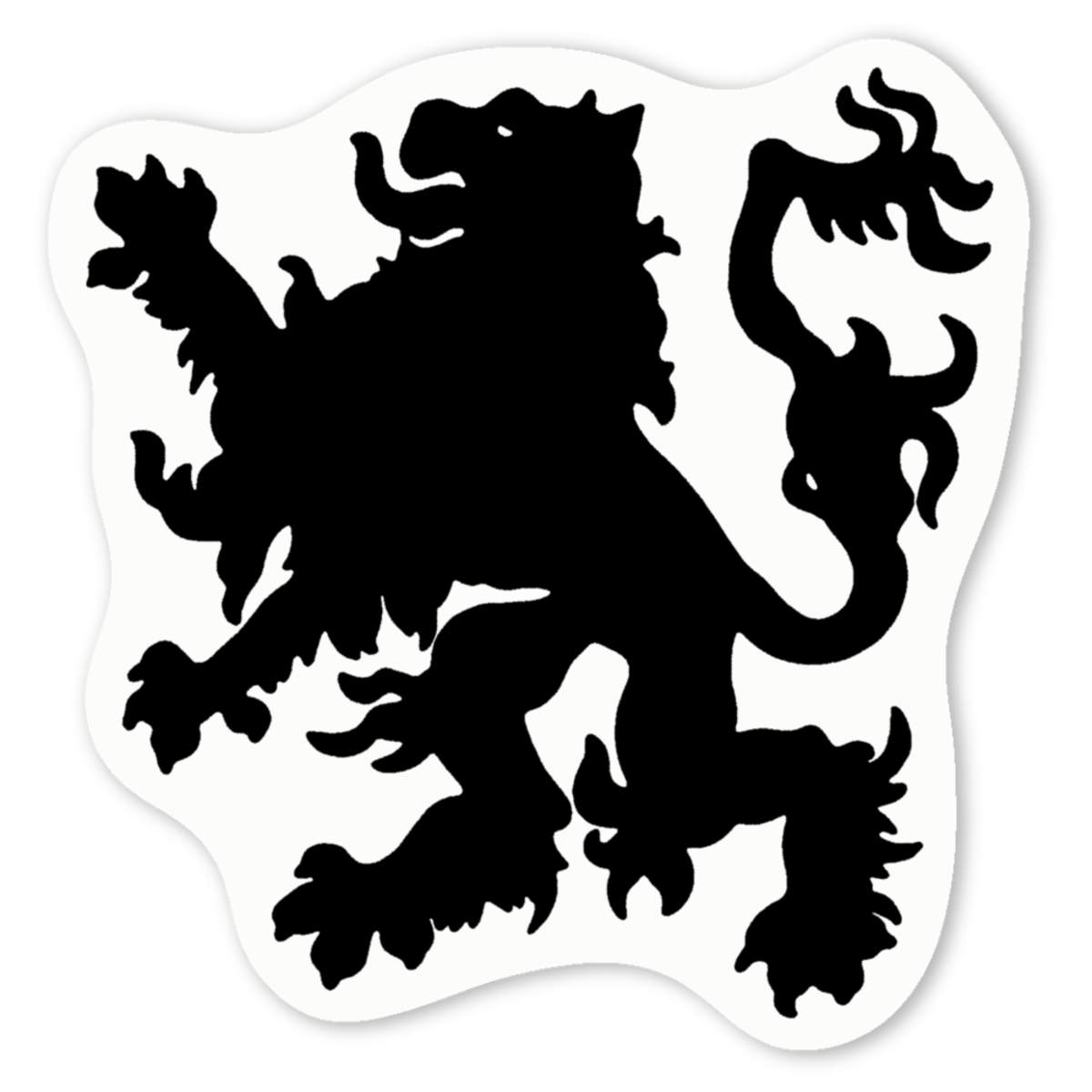 'Lion Symbol' Premium Vinyl Decal Stickers – Waterproof, Durable & Easy to Apply - Ideal for Cars, Windows, Bins and More (DW018363)